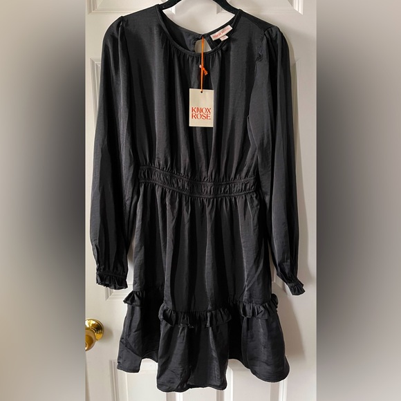 Knox Rose Dresses & Skirts - NWT Women’s Knox Rose Long Sleeve Black Dress, XS